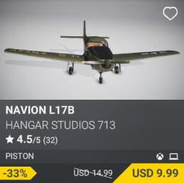 Navion L17B by Hangar Studios 713. USD 14.99 (on sale for 9.99)