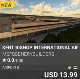 KFNT Bishop International Airport by msfscenerybuilders. USD 13.99