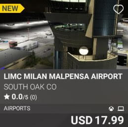 LIMC Milan Malpensa Airport by South Oak Co. USD 17.99