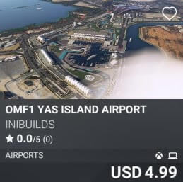 OMF1 Yas Island Airport by iniBuilds. USD 4.99