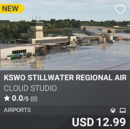 KSWO Stillwater Regional Airport by Cloud Studio. USD 12.99