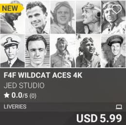 F4F WILDCAT ACES 4K by JED Studio. USD 5.99