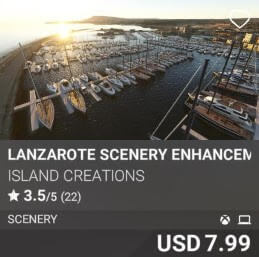 Lanzarote Scenery Enhancement by Island Creations. USD 7.99