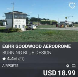 EGHR Goodwood Aerodrome by Burning Blue Design. USD 18.99