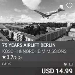 75 Years Airlift Berlin by Koschi & Nordheim Missions USD 14.99