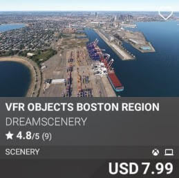 VFR Objects Boston Region by Dreamscenery USD 7.99