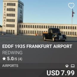 EDDF 1935 Frankfurt Airport by REDWING USD 7.99