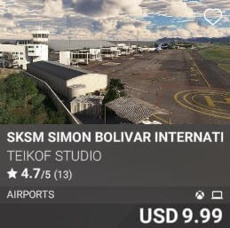 SKSM Simon Bolivar International Airport by TEIKOF Studio. USD 9.99