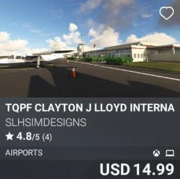 TQPF Clayton J Lloyd Intl Airport by SLHSimDesigns. USD 14.99