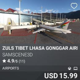 ZULS Tibet Lhasa Gonggar Airport by SamScene3D USD 15.99