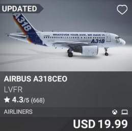 Airbus A318ceo by lvfr USD 19.99