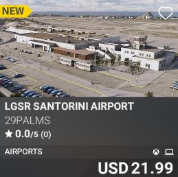 LGSR Santorini Airport by 29Palms. USD 21.99