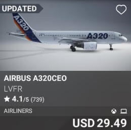 Airbus A320ceo by lvfr USD 29.49