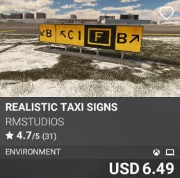 REALISTIC TAXI SIGNS by RMSTUDIOS. USD 6.49