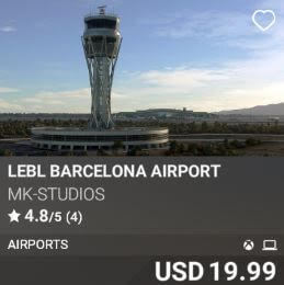 LEBL Barcelona Airport by MK-STUDIOS. USD 19.99