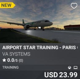 Airport STAR Training - Paris CDG (LFPG) by VA SYSTEMS. USD 23.99