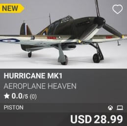 Hurricane Mk1 by Aeroplane Heaven USD 28.9