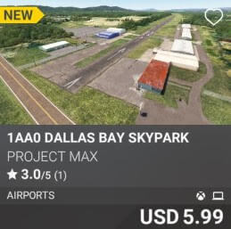 1AA0 DALLAS BAY SKYPARK CHATTANOOGA by Project MAX. USD 5.99