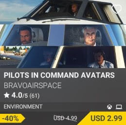 Pilots In Command Avatars by bravoairspace. USD 4.99 (on sale for 1.99)