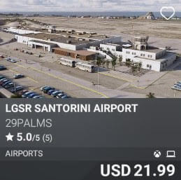 LGSR Santorini Airport by 29Palms. USD 21.99