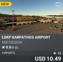 LGKP Karpathos Airport by MXI Design. USD 10.49