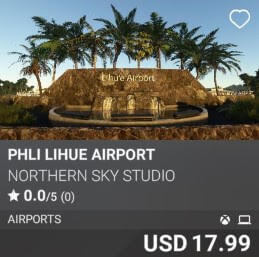 PHLI Lihue Airport by Northern Sky Studio. USD 17.99