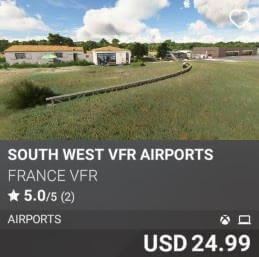 South West VFR Airports by France VFR. USD 24.99