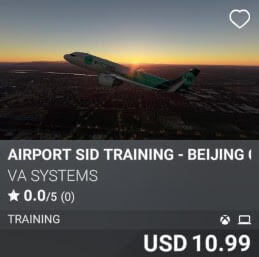 Airport SID Training - Beijing Capital (ZBAA) by VA SYSTEMS. USD 10.99