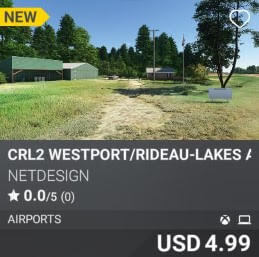 CRL2 Westport/Rideau-Lakes Airport by NetDesign. USD 4.99