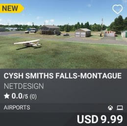 CYSH Smiths Falls-Montague Airport by NetDesign. USD 9.99