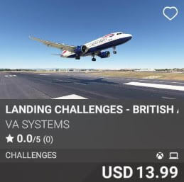 Landing Challenges - British Airways - Vol 6 by VA SYSTEMS. USD 13.99