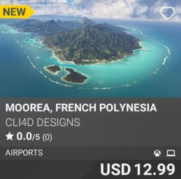 Moorea, French Polynesia by cli4d designs. USD 12.99