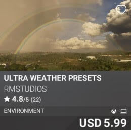 ULTRA WEATHER PRESETS by RMSTUDIOS. USD 5.99