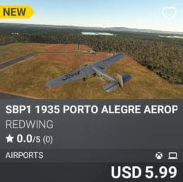 SBP1 1935 Porto Alegre Aeropostale Airfield by REDWING. USD 5.99