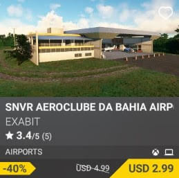 SNVR Aeroclube da Bahia Airport by Exabit. USD 4.99 (on sale for 2.99)