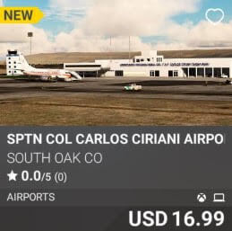 SPTN Col Carlos Ciriani Airport by South Oak Co. USD 16.99