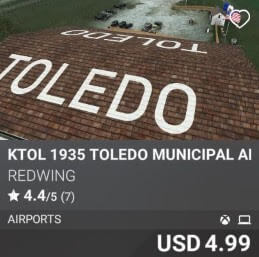 KTOL 1935 Toledo Municipal Airport by REDWING. USD 4.99