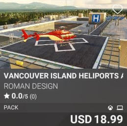 Vancouver Island Heliports and Seaplane Bases by Roman Design. USD 18.99