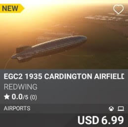 EGC2 1935 Cardington Airfield by REDWING. USD 6.99