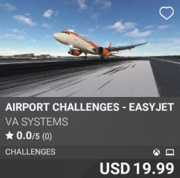 Airport Challenges - EasyJet - Vol 3 by VA SYSTEMS. USD 19.99