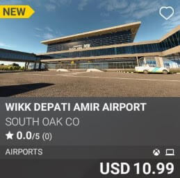 WIKK Depati Amir Airport by South Oak Co. USD 10.99