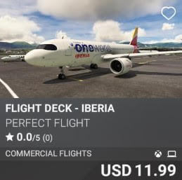 FLIGHT DECK - IBERIA by Perfect Flight. USD 11.99