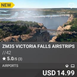 ZM35 Victoria Falls Airstrips and Heliports by //42. USD 14.99