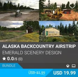 Alaska Backcountry Airstrip Bundle 1 by Emerald Scenery Design. USD 19.99