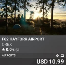 F62 Hayfork Airport by Orbx. USD 10.99