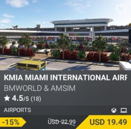 KMIA Miami International Airport by BMWorld & AmSim. USD 22.99 (on sale for 19.49)