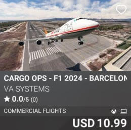 Cargo Ops - F1 2024 - Barcelona by VA SYSTEMS. USD 10.99