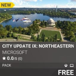 City Update IX: Northeastern United States by Microsoft. Free.