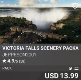 Victoria Falls Scenery Package by Jeppeson2001. USD 13.99