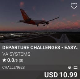 Departure Challenges - EasyJet - Vol 4 by VA SYSTEMS. USD 10.99